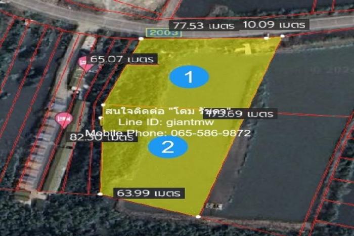 SALE พื้นที่ดิน ที่ดินติดทะเล อ.เมืองสมุทรสงคราม (ใกล้ตลาดดอนหอยหลอด) 83 Square Wah 1 ngan 17 Rai  ใกล้กับ ดอนหอยหลอด, ตลาดแม่กลอง, ตลาดร่มหุบ และวัดเพชรสมุทรวรวิหาร (หลวงพ่อบ้านแหลม) ทรัพย์ดีๆ